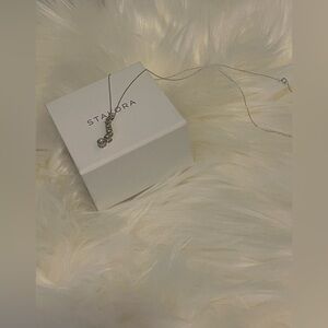 PRACTICALLY New: “VINTAGE”JWBR 10K White Gold Diamond (.50crt ) Journey Necklace